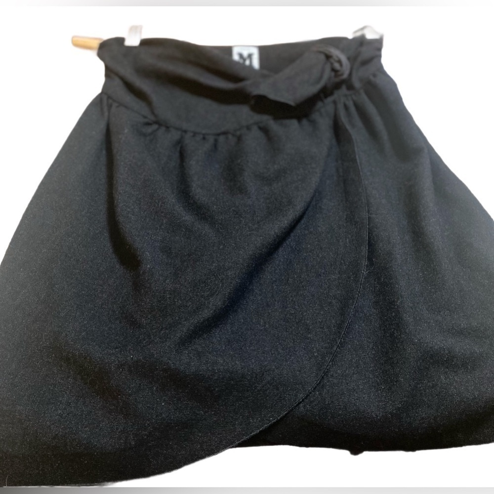 NWT Missoni Dark Gray Wool Skirt with Bow - Picture 9 of 9